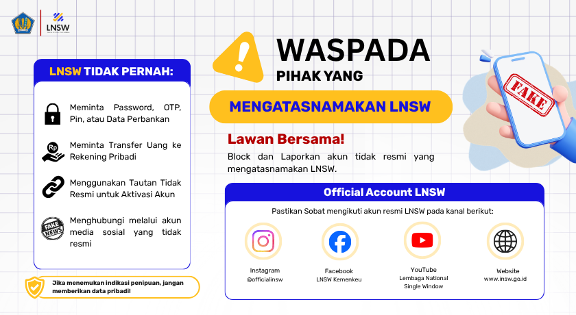 Insw Official Website Indonesia National Single Window